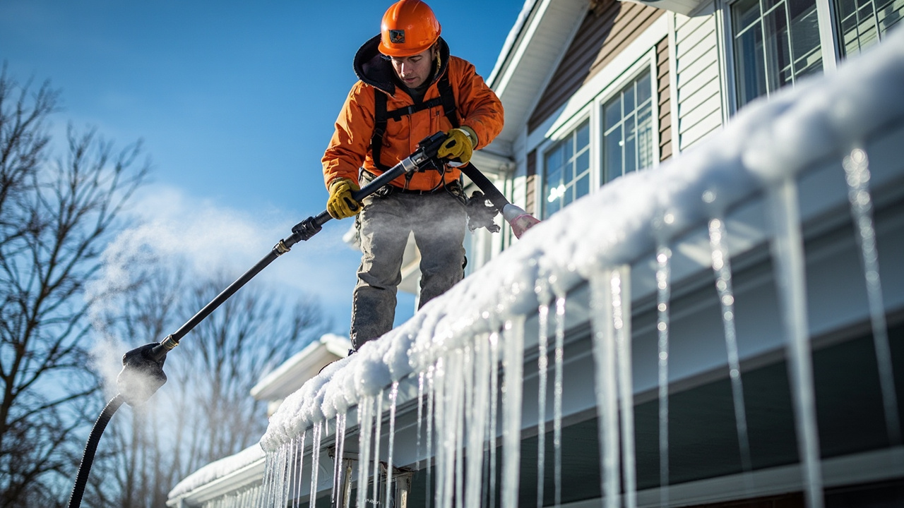 How Professional Ice Dam Removal Protects Your Roof Structure