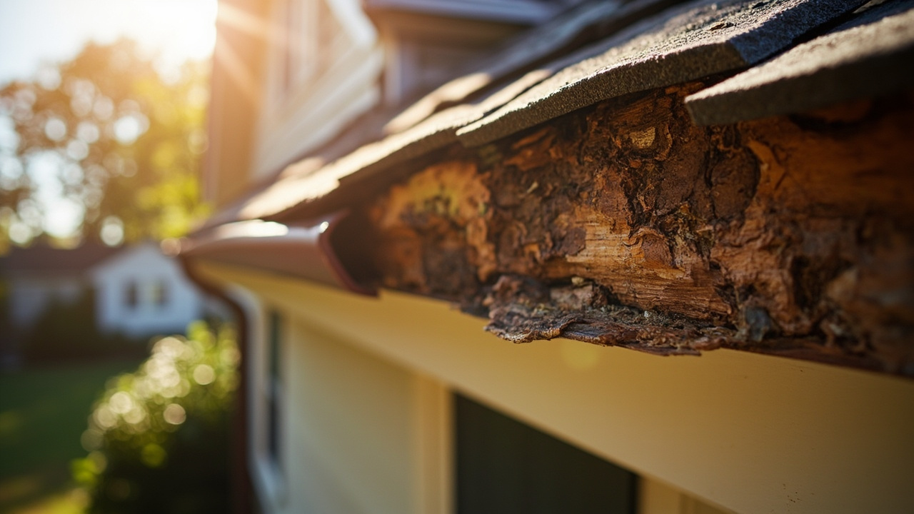 Rotting Fascia Boards in Hattiesburg – Stop Water Damage Before It Destroys Your Roof Deck